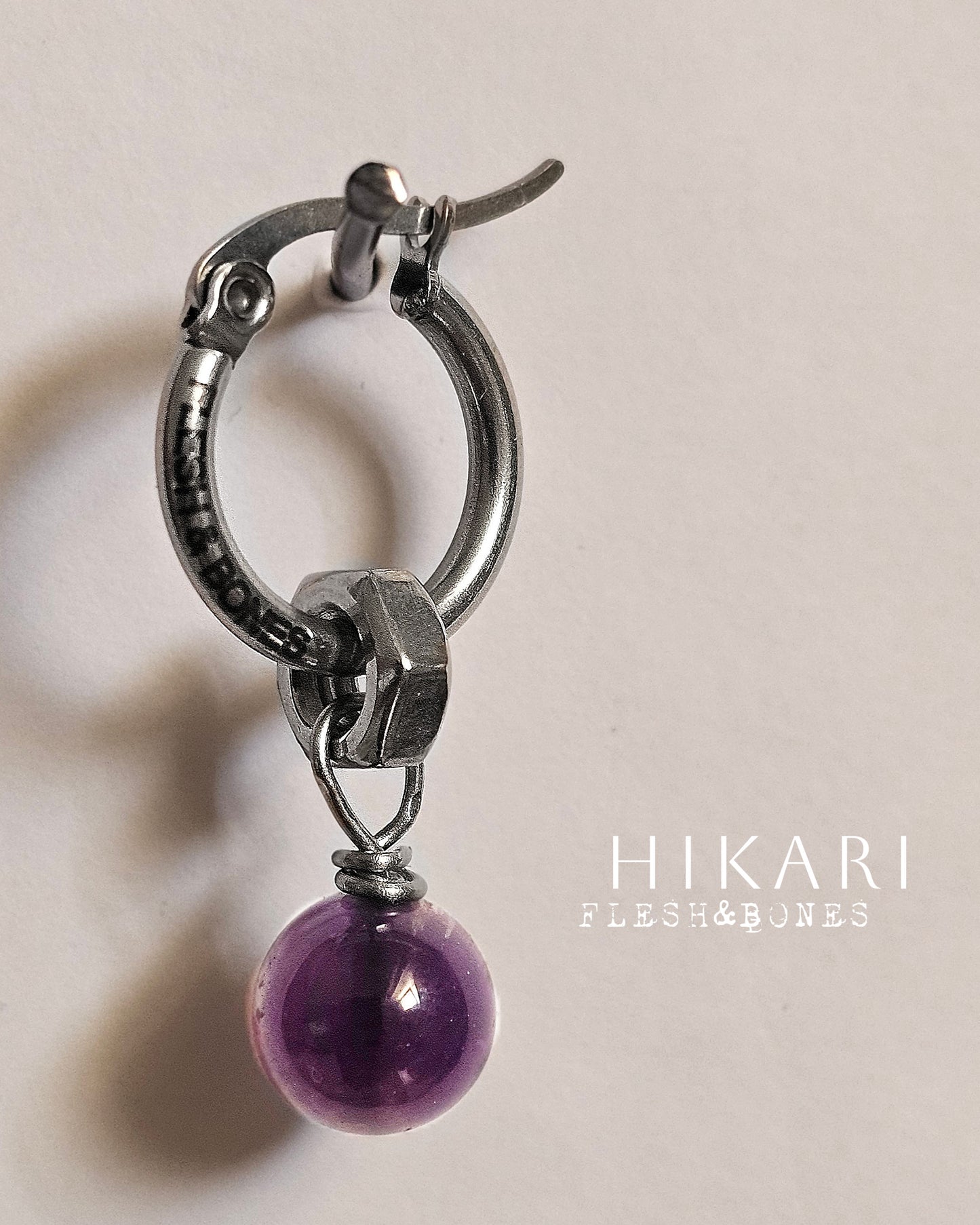 HIKARI mono-earring