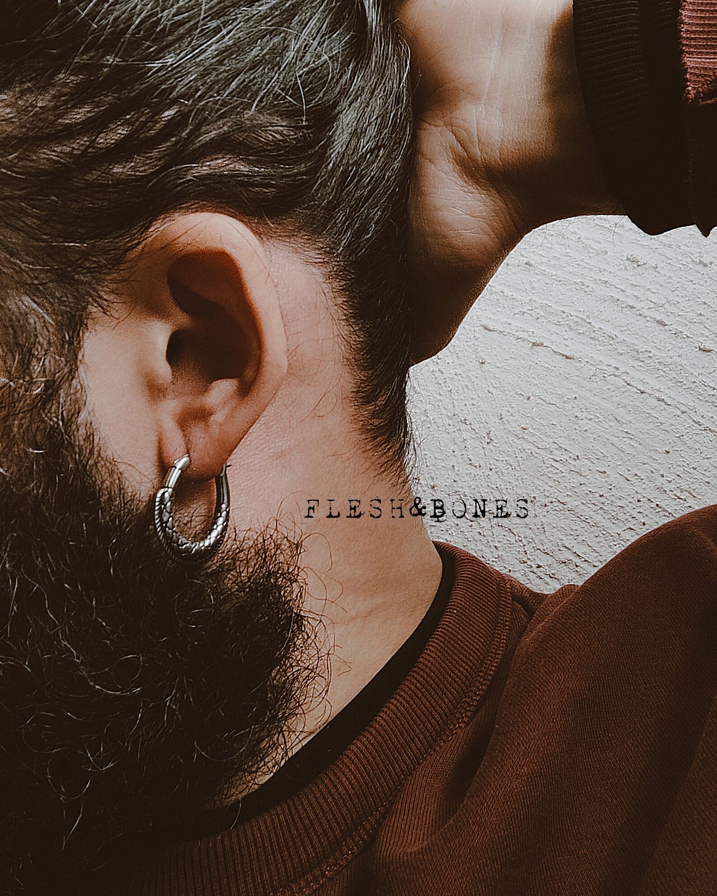 DRAGON SKIN mono-earring