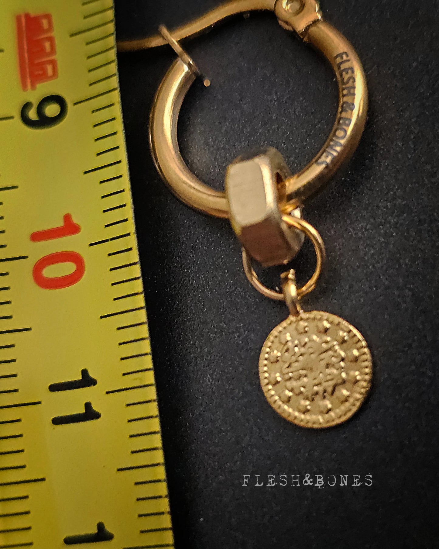 GOLDEN RORSCHACH mono-earring