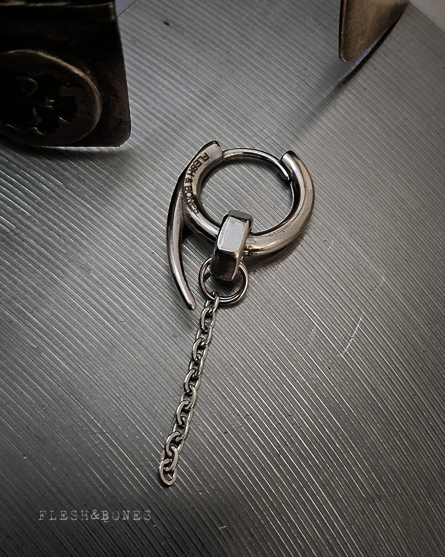 CLUB CHAIN mono-earring