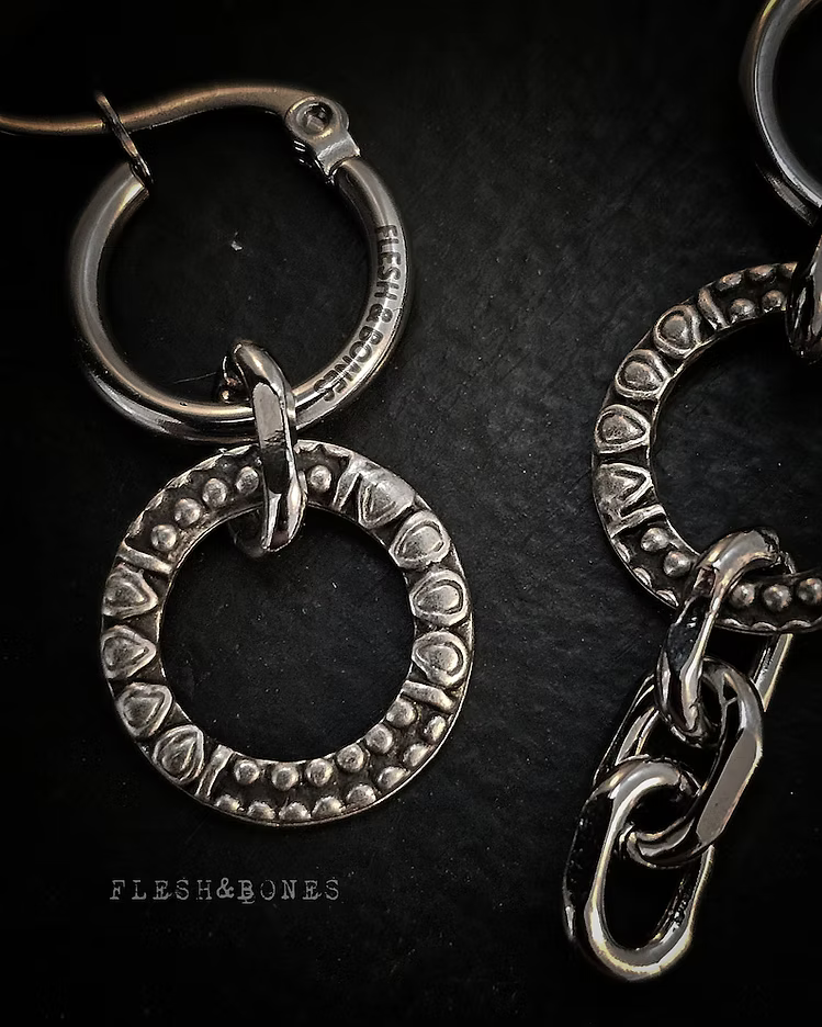 ORBIT V2 HEX mono-earring
