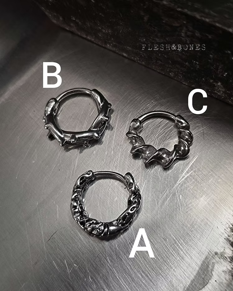 ORIGIN PACK of 3 mono earrings