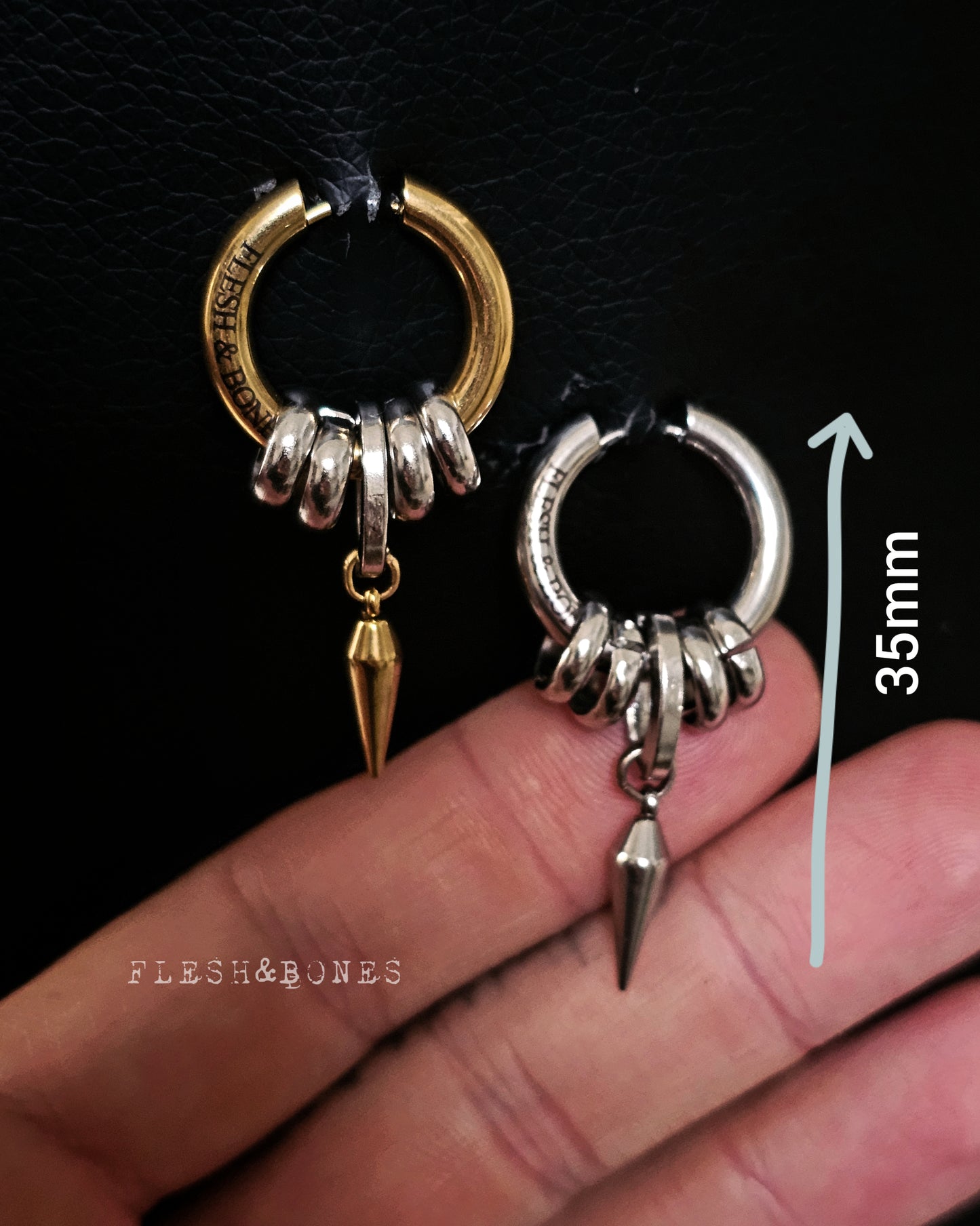 NEO-PUNK APEX mono-earring