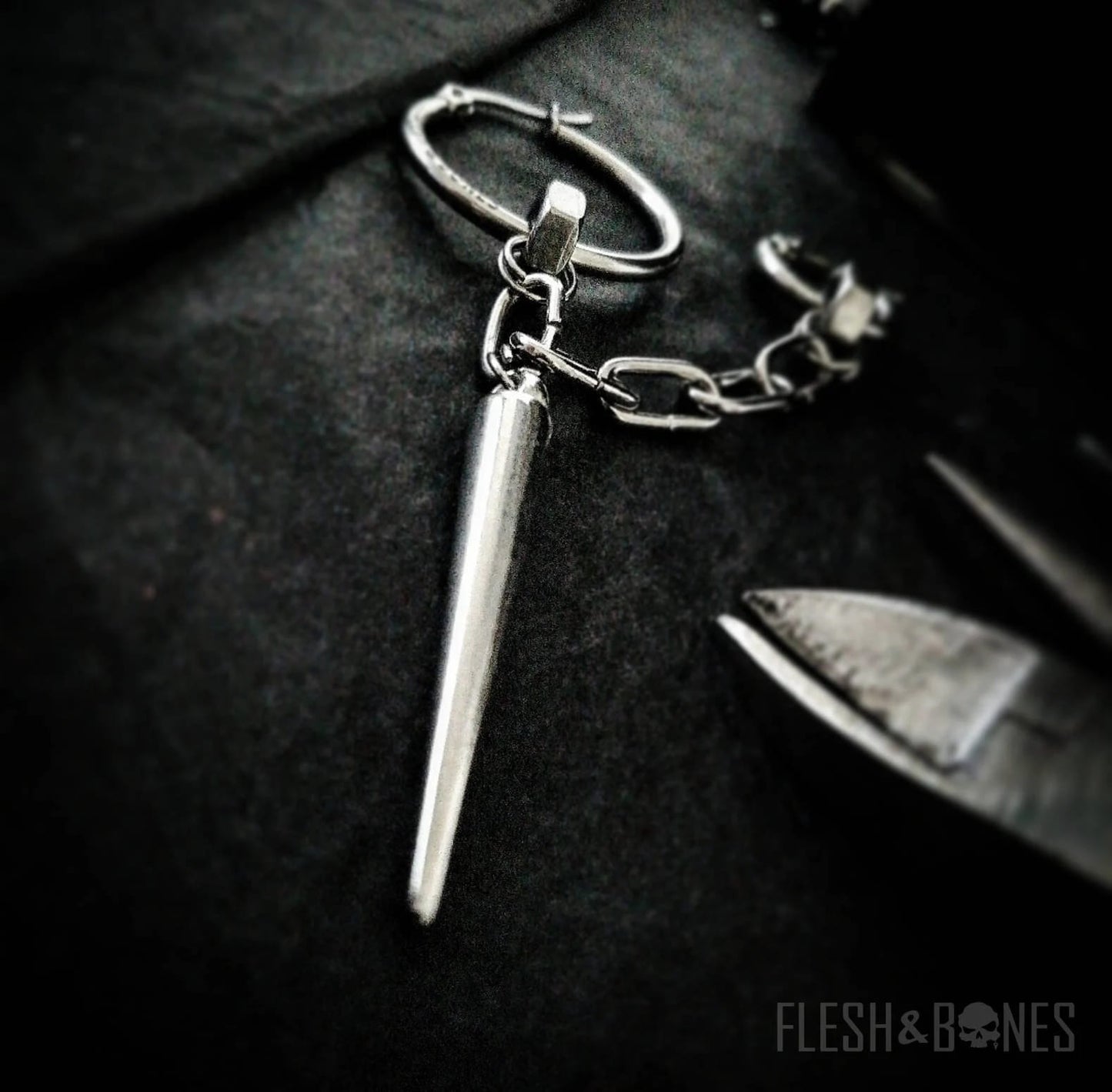 TIMELESS LINKS mono-earring