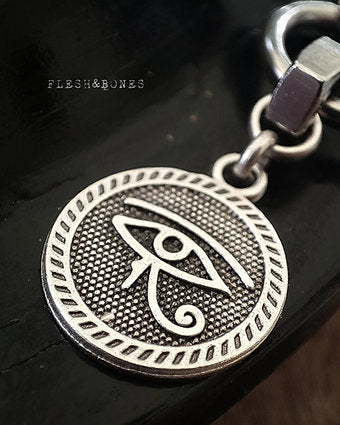EYE OF RA / HORUS, alternative mono earring for men and women, unisex and h