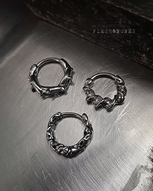 ORIGIN PACK of 3 mono earrings