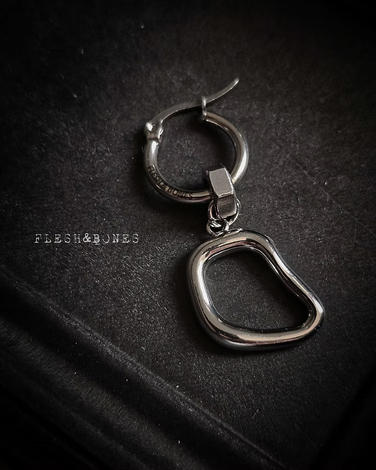 TEMPTRESS earring stainless steel, unisex, waterproof