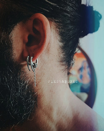 CLUB CHAIN mono-earring