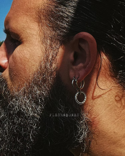ORBIT V2 HEX mono-earring