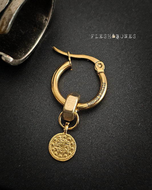 GOLDEN RORSCHACH mono-earring