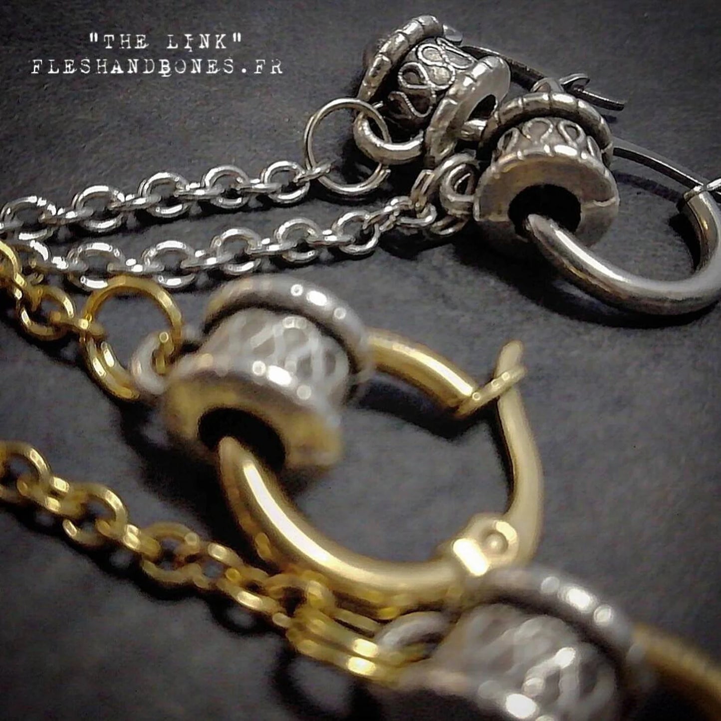 NECK LINK neck chain/earrings HYBRID