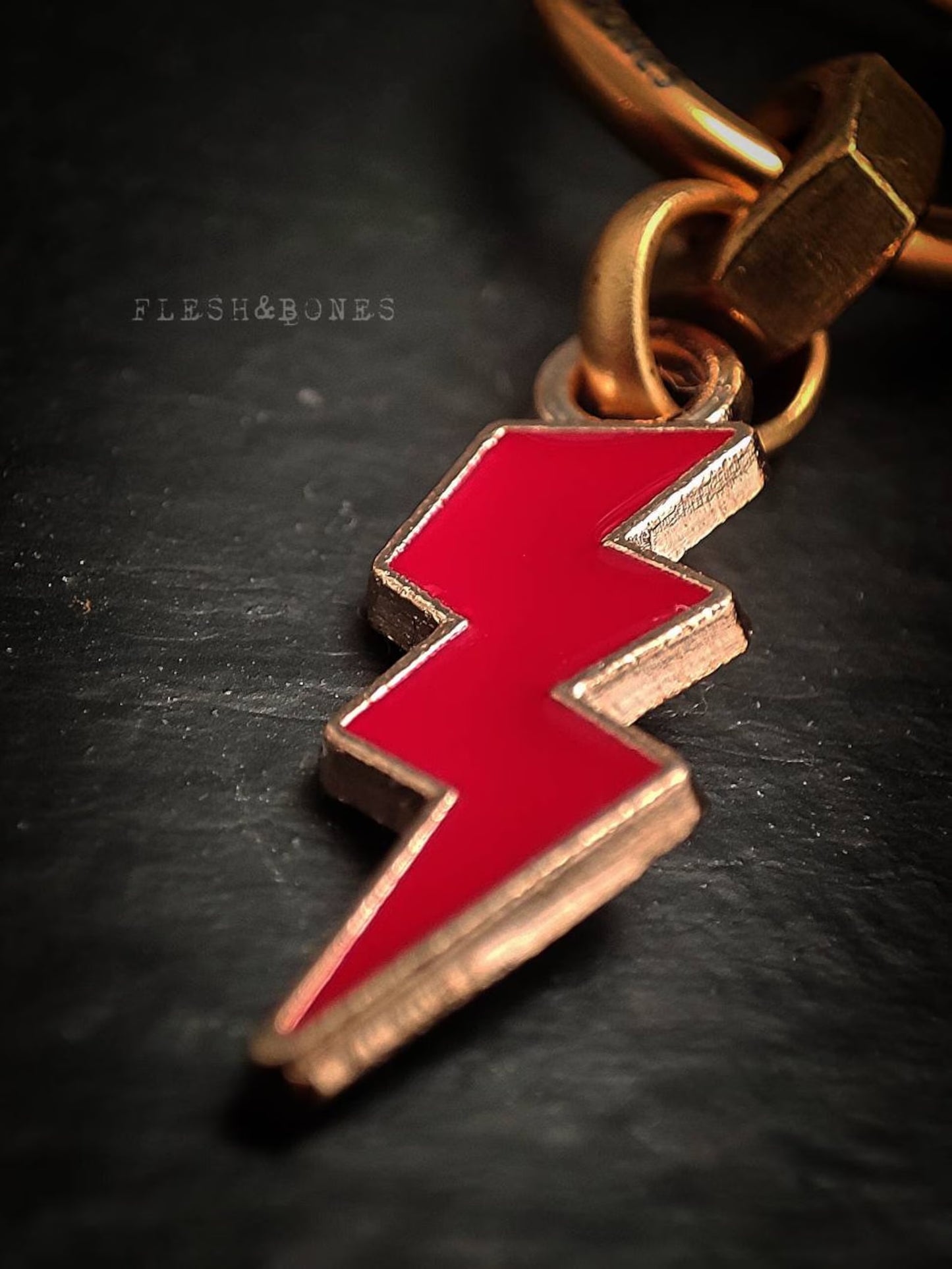 RED BLITZ mono-earring