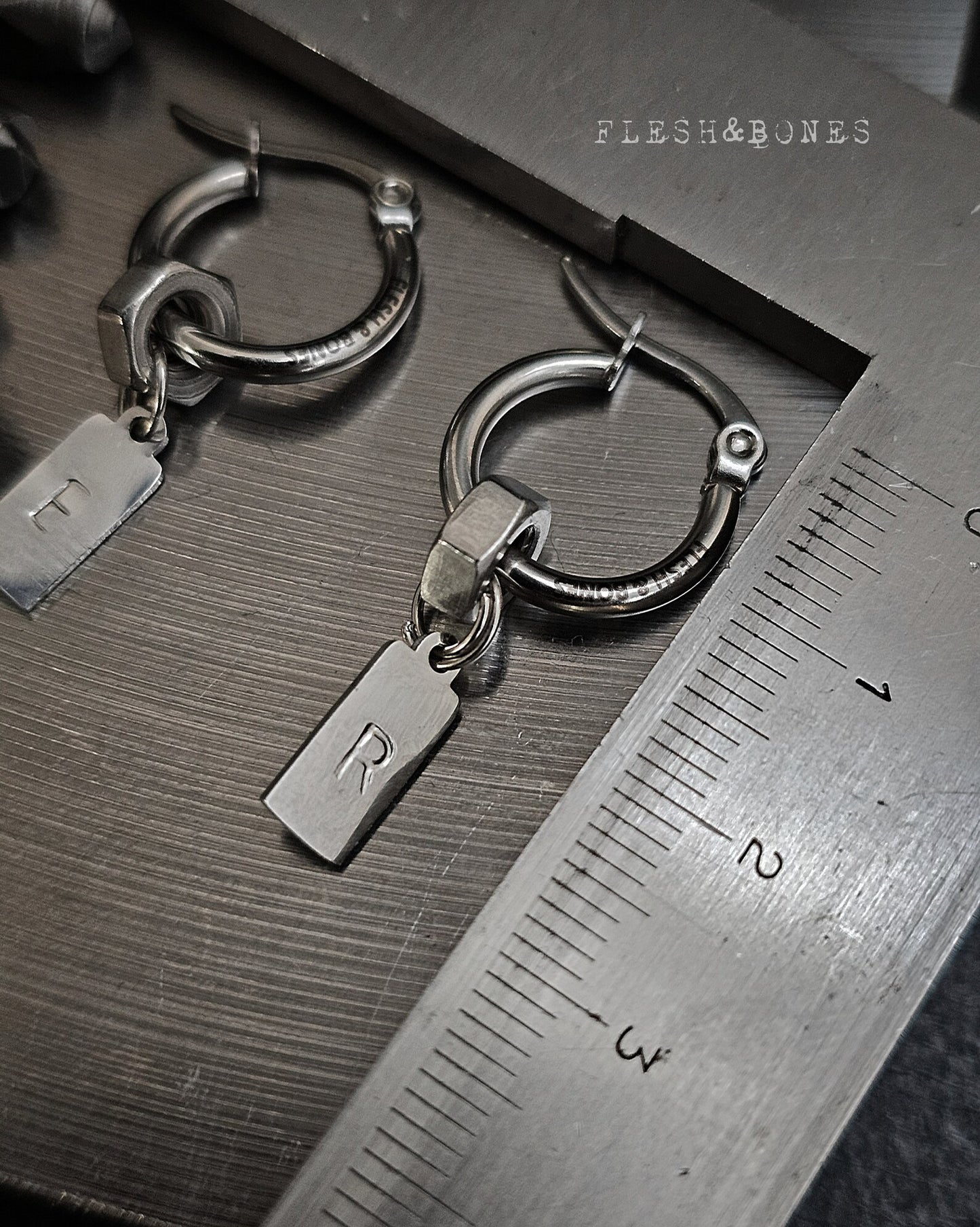 CUSTOM LETTER (choose your letter) mono-earring