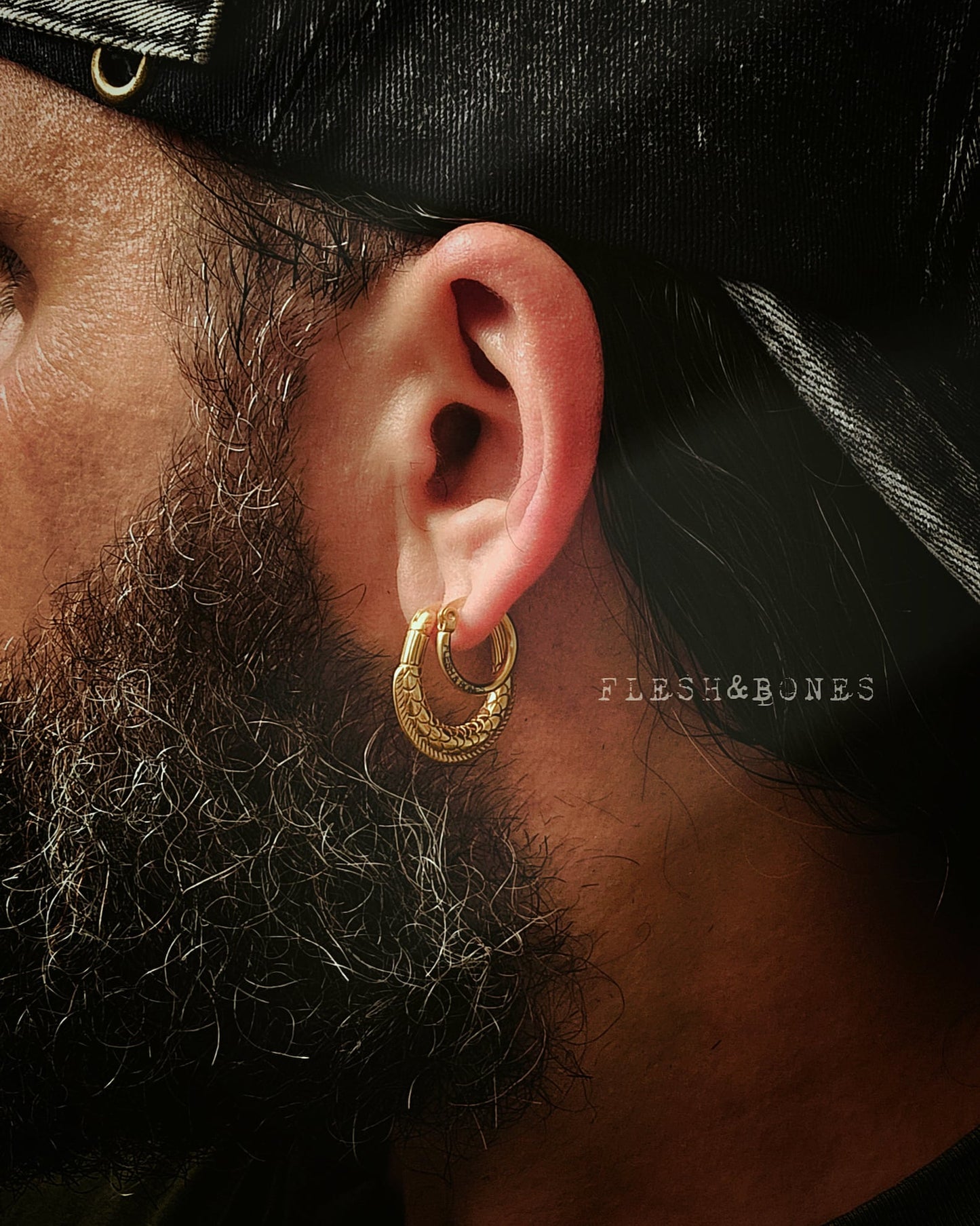 DRAGON SKIN mono-earring