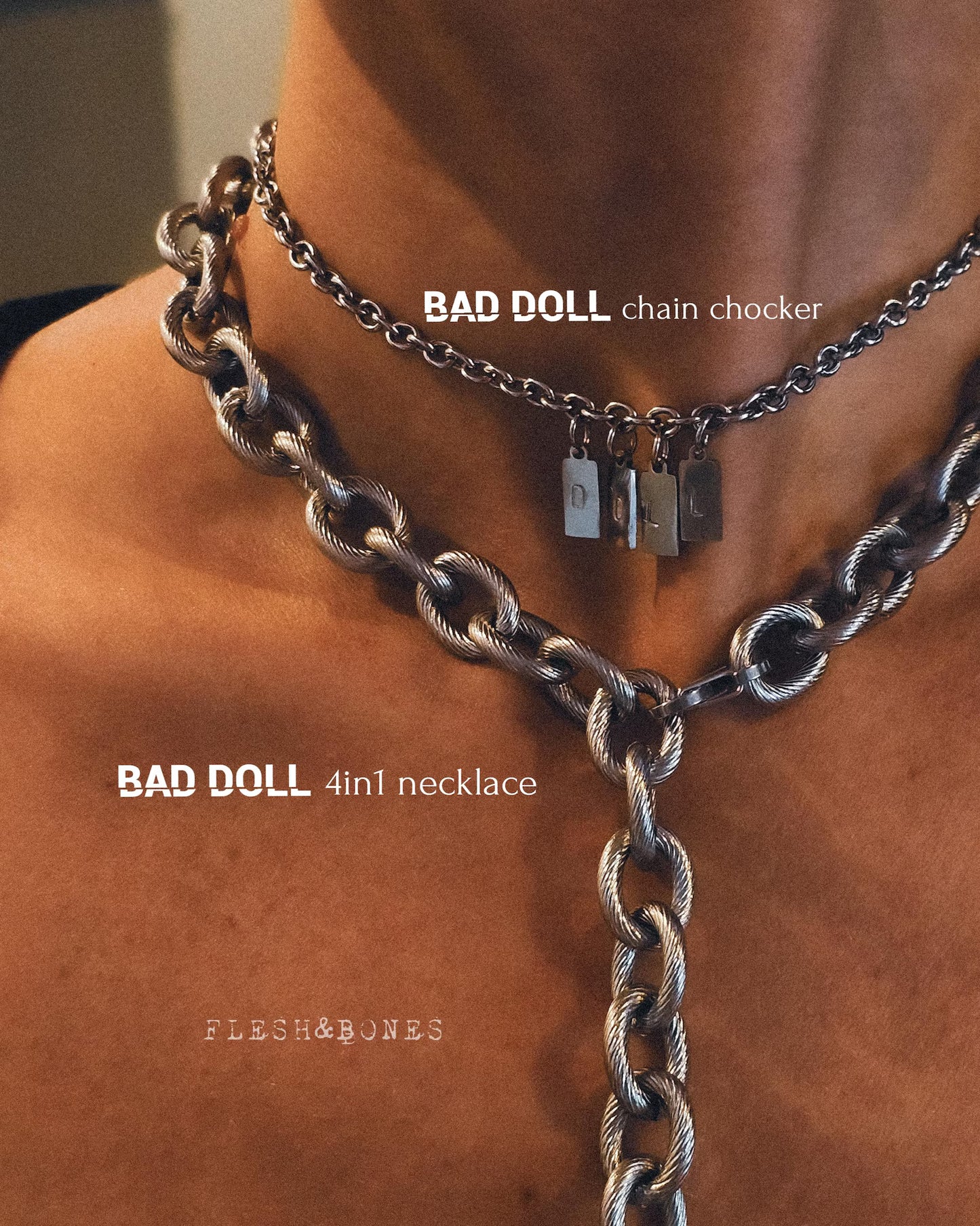 BAD DOLL neclkaces combo