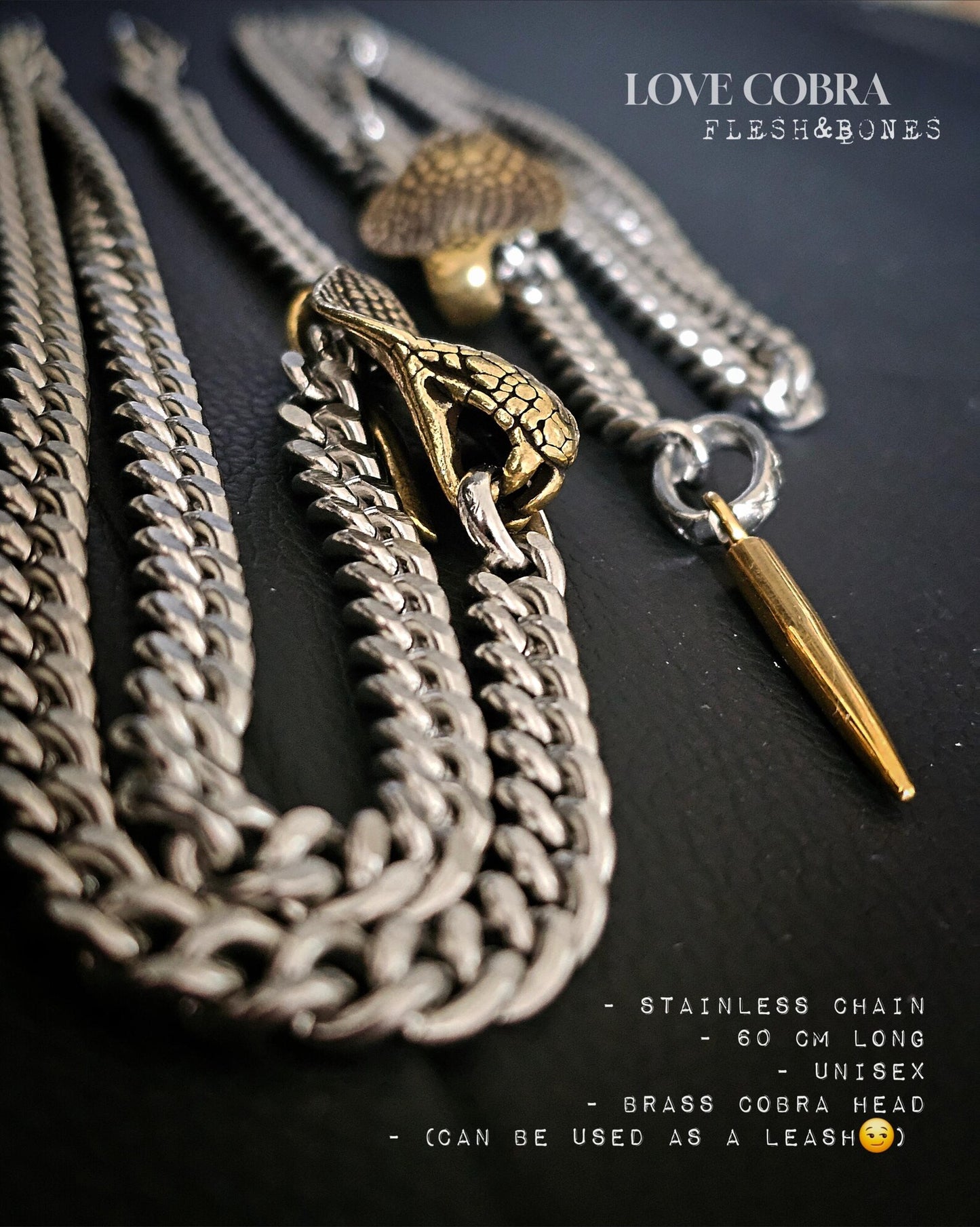 LOVE COBRA unisex necklace
