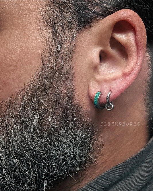 BLUE TROPIC mono-earring