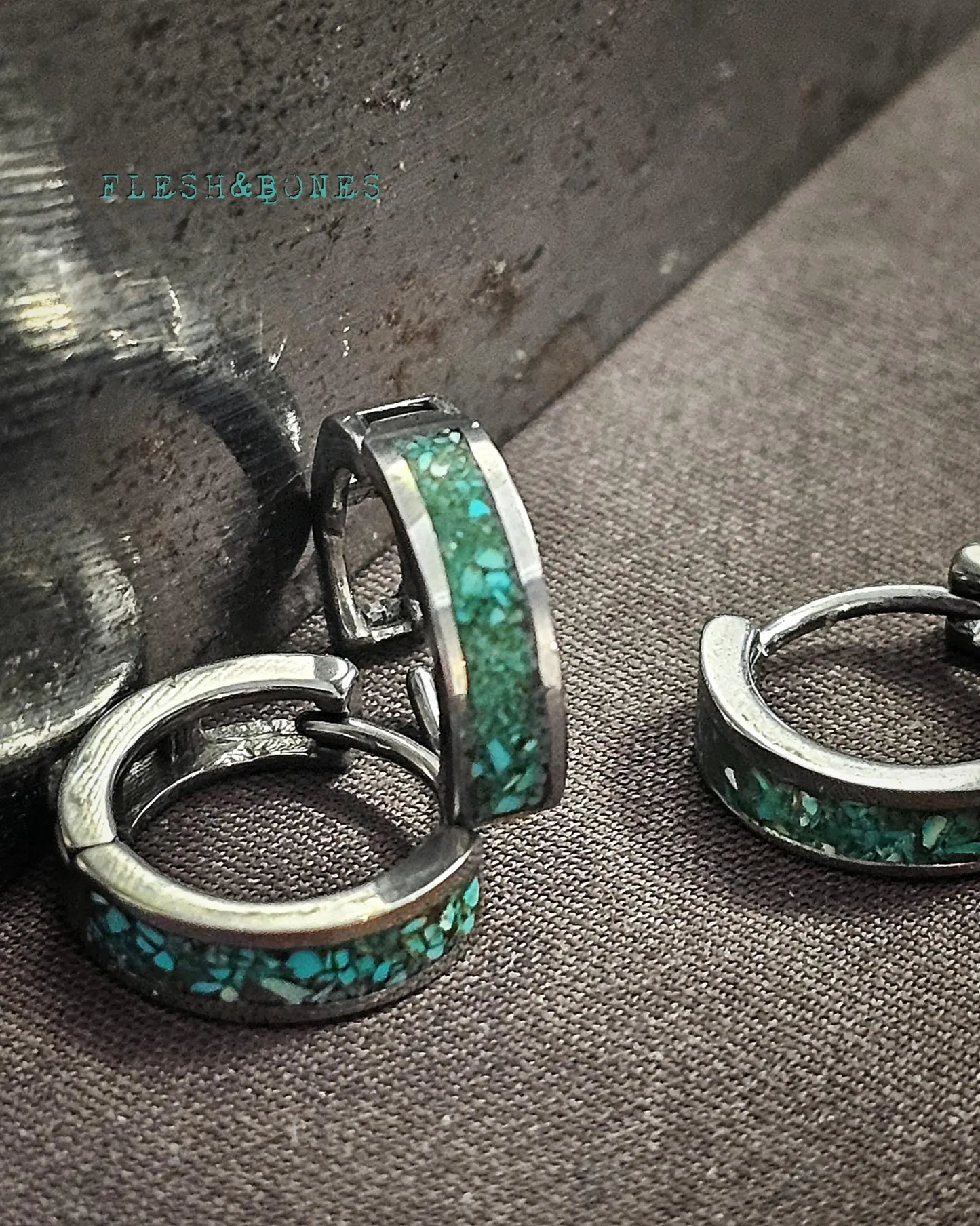 BLUE TROPIC mono-earring