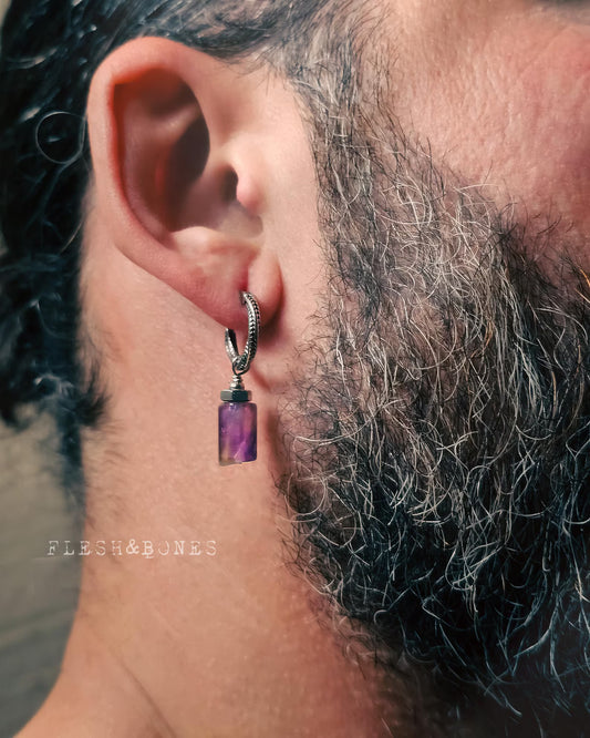 PURPLE DREAM mono-earring