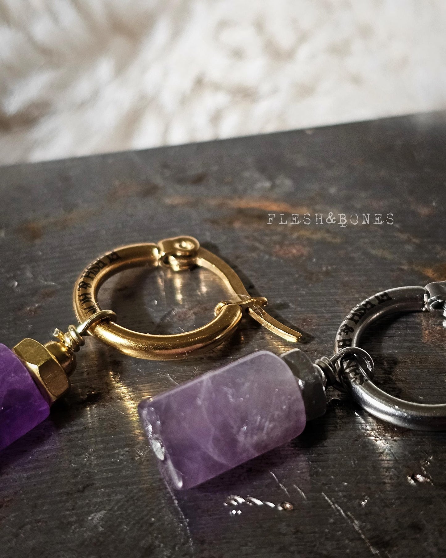 PURPLE DREAM mono-earring