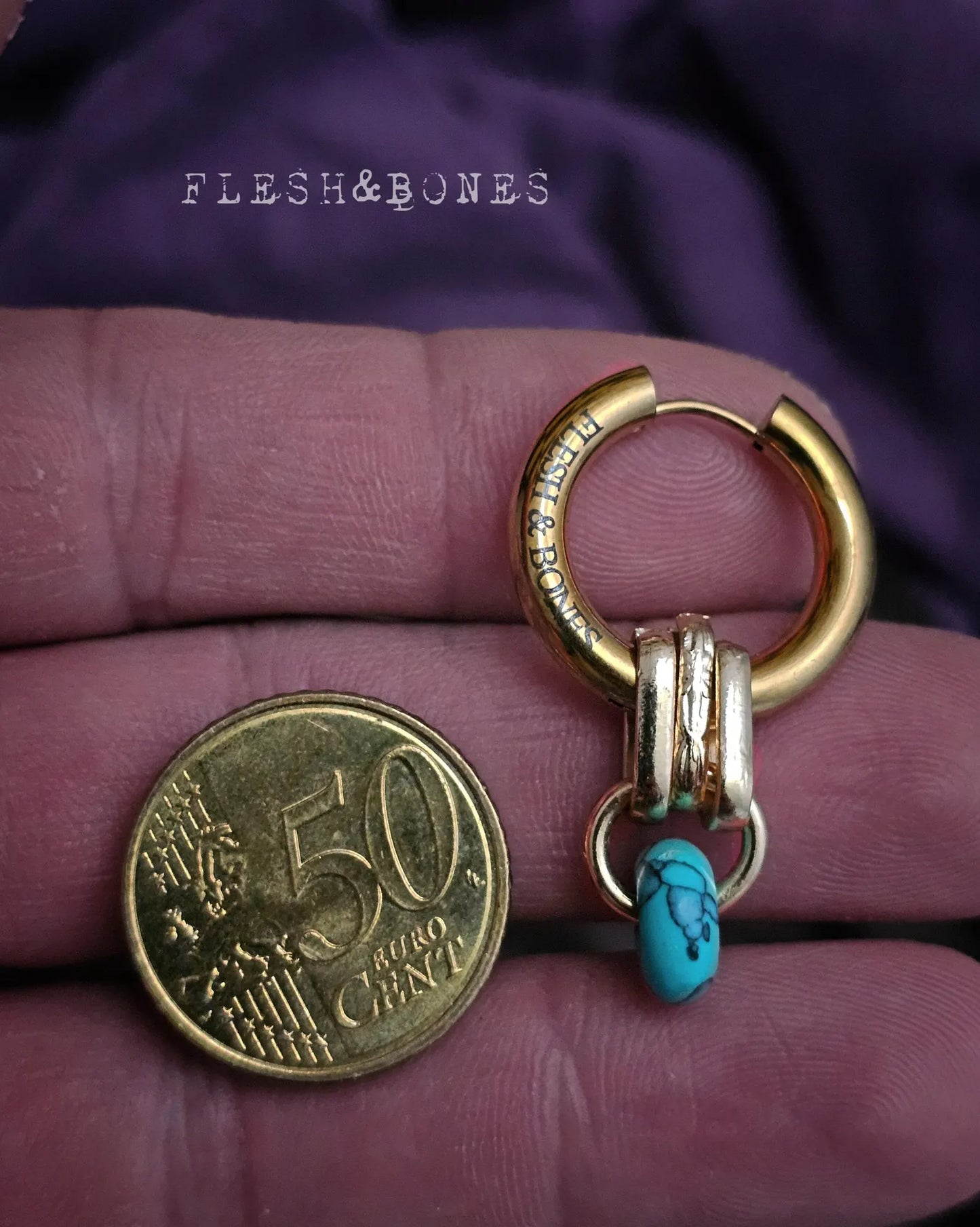 ORION TURQUOISE mono-earring