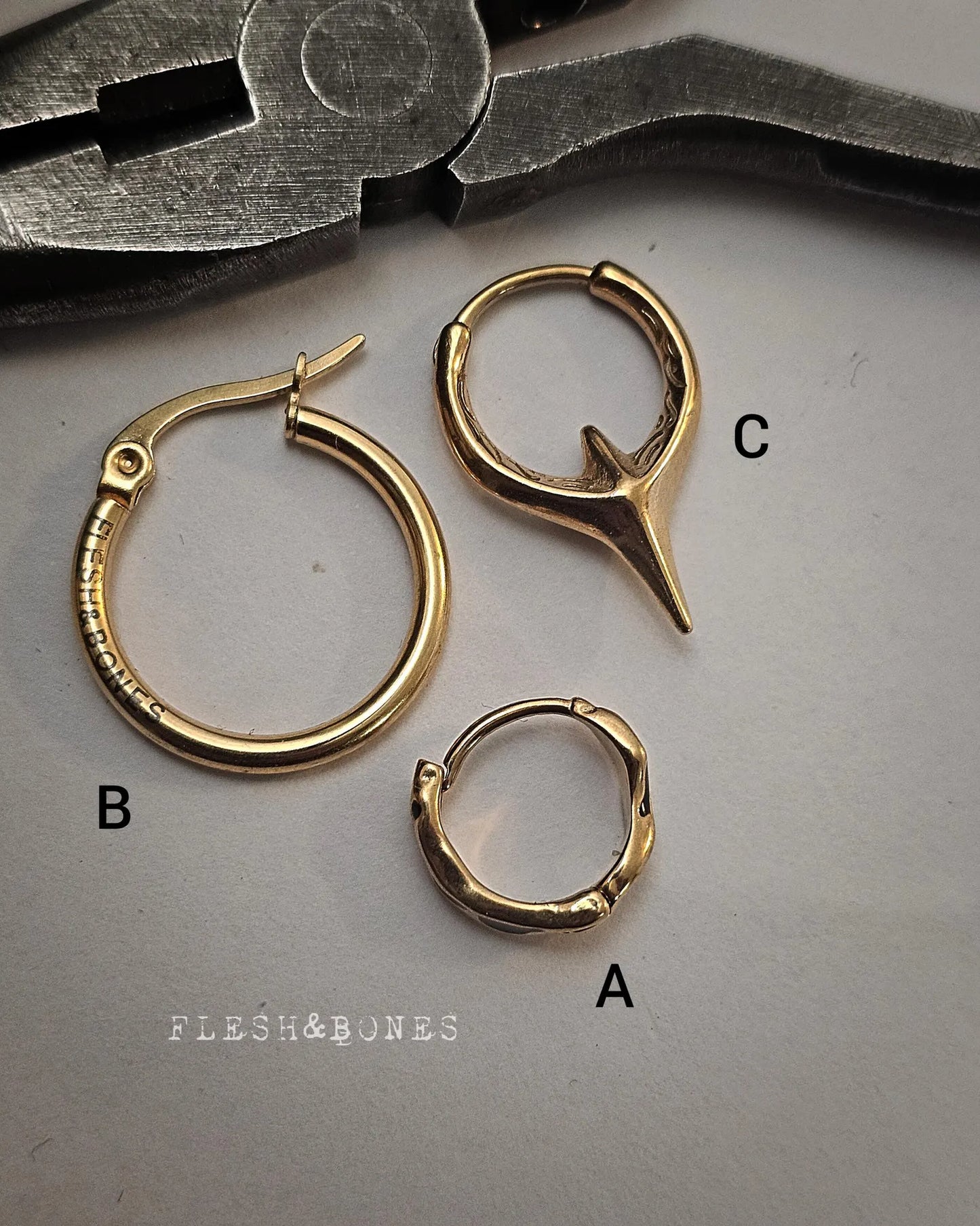 GOLD FEVER pack - 3 earrings
